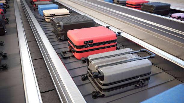Airport luggage sorting